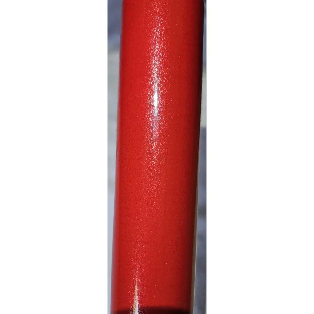 New 4 Rolls LaCheery 24in Wide Red Silver Glitter Wallpaper/Contact  Adheasive